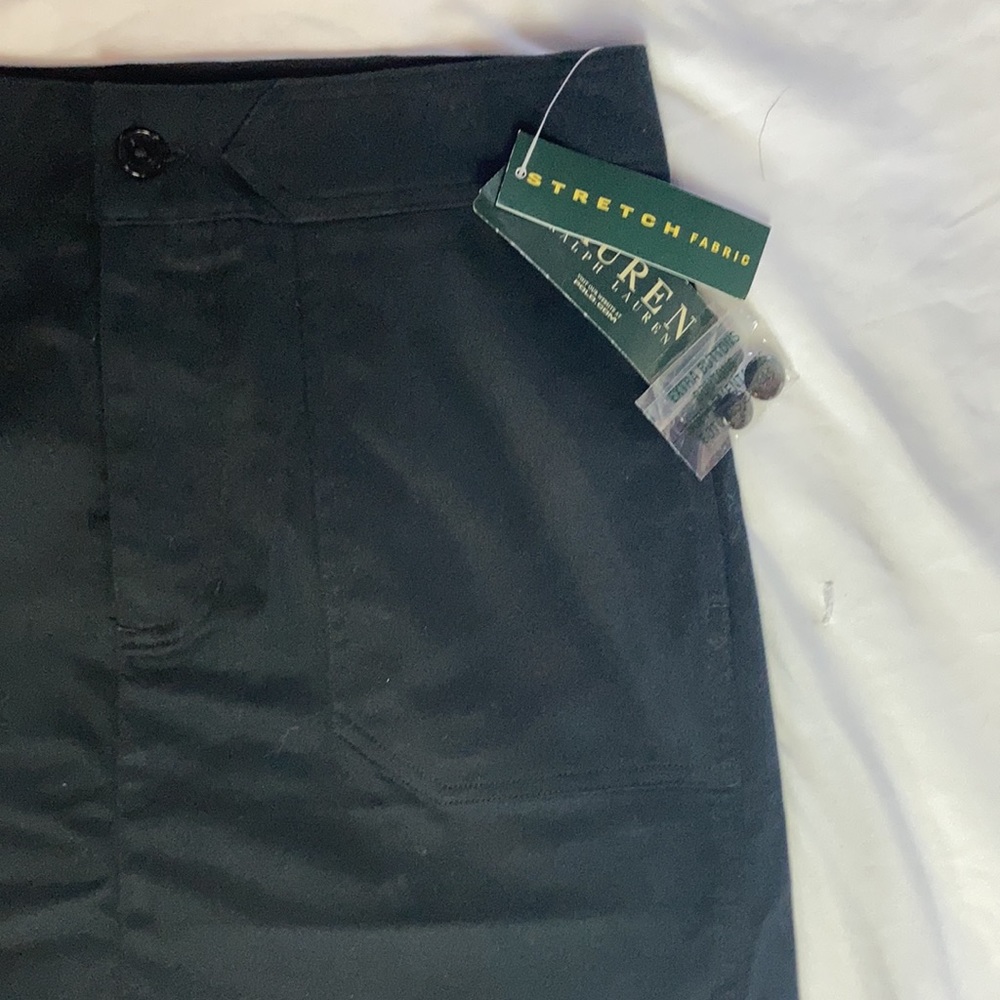 Lauren Ralph Lauren Black Stretch Skirt